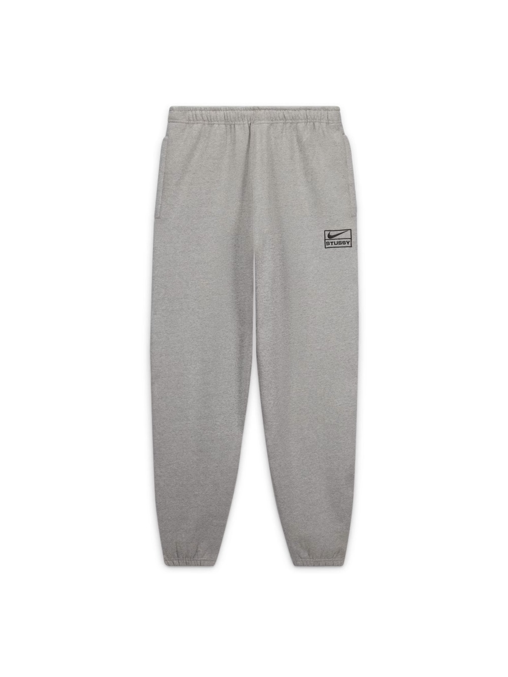NWOT Stussy X Nike Light Gray Fleece Sweatpants